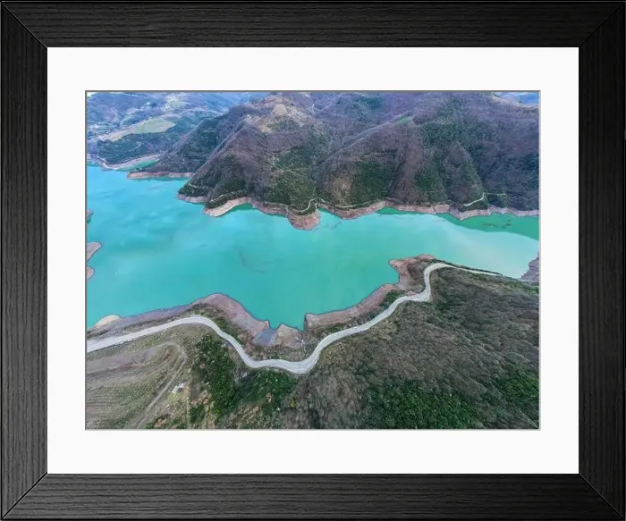 Framed Print : Yuvacik - Kirazdere Dam Lake in Kocaeli, Turkey. The dam provides water for the city of Kocaeli City Framed Print : Yuvacik - Kirazdere Dam Lake in Kocaeli, Turkey. The dam provides water for the city of Kocaeli City