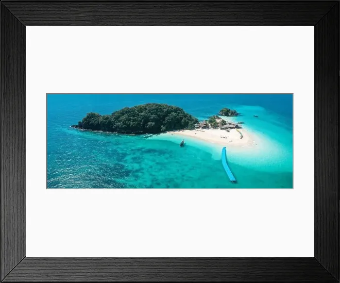 Framed Print : Aerial view of Koh Khai Nok in Phuket, Thailand Framed Print : Aerial view of Koh Khai Nok in Phuket, Thailand