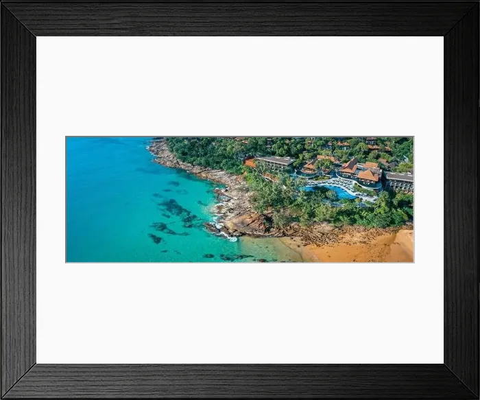 Framed Print : Nai thon beach and the wooden stairs in Phuket, Thailand Framed Print : Nai thon beach and the wooden stairs in Phuket, Thailand