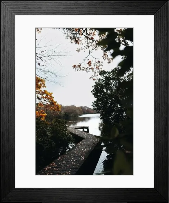 Framed Print : A walk on the most beautiful lake from northumberland Framed Print : A walk on the most beautiful lake from northumberland