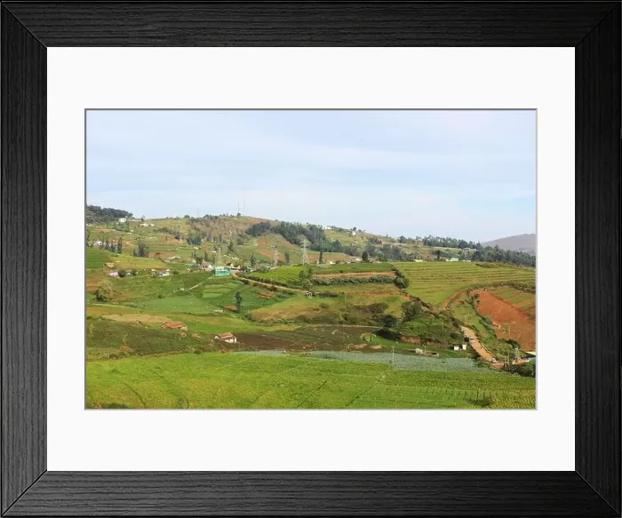 Framed Print : Aerial View of Ooty Hills, Tamilnadu, India Framed Print : Aerial View of Ooty Hills, Tamilnadu, India