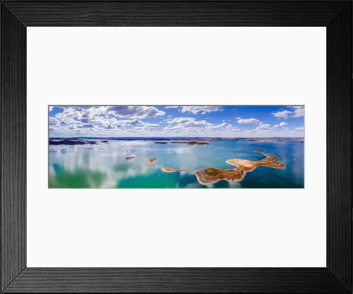 Framed Print : Aerial view of Alqueva Dam artificial Lake Framed Print : Aerial view of Alqueva Dam artificial Lake