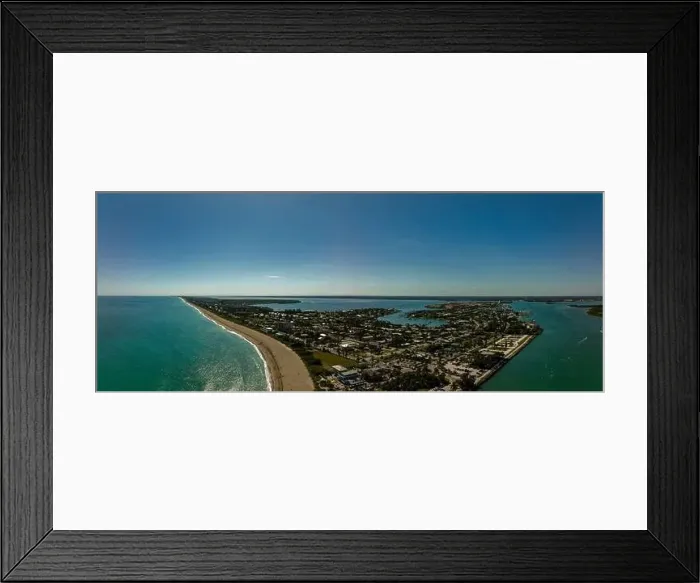 Framed Print : Beautiful landscape Fort Pierce Florida USA Framed Print : Beautiful landscape Fort Pierce Florida USA