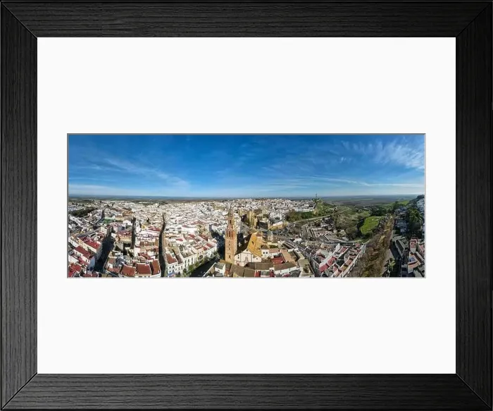 Framed Print : Drone view at the town of Carmona on Andalucia in Spain Framed Print : Drone view at the town of Carmona on Andalucia in Spain