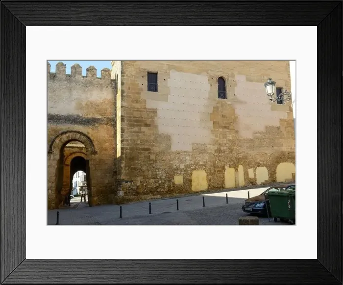 Framed Print : Carmona, Spain - 2 January 2022: view at the castle of Carmona on Andalucia in Spain