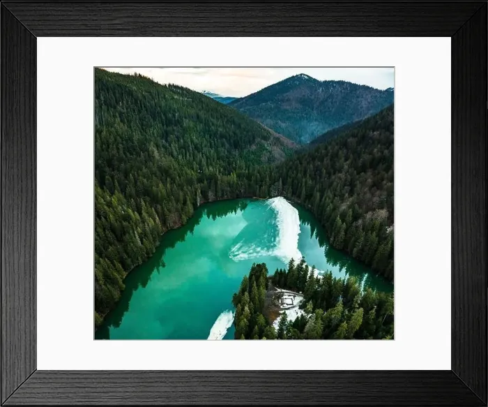 Framed Print : Lake Synevyr in the Carpathians Framed Print : Lake Synevyr in the Carpathians