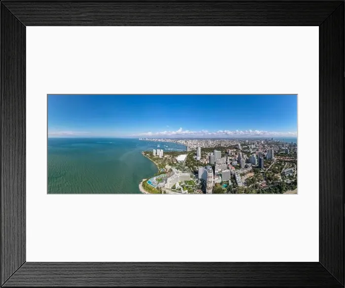 Framed Print : Sunset on Cosy Beach Pattaya Thailand, drone view on the beach during sunset in Pattaya Thailand Framed Print : Sunset on Cosy Beach Pattaya Thailand, drone view on the beach during sunset in Pattaya Thailand