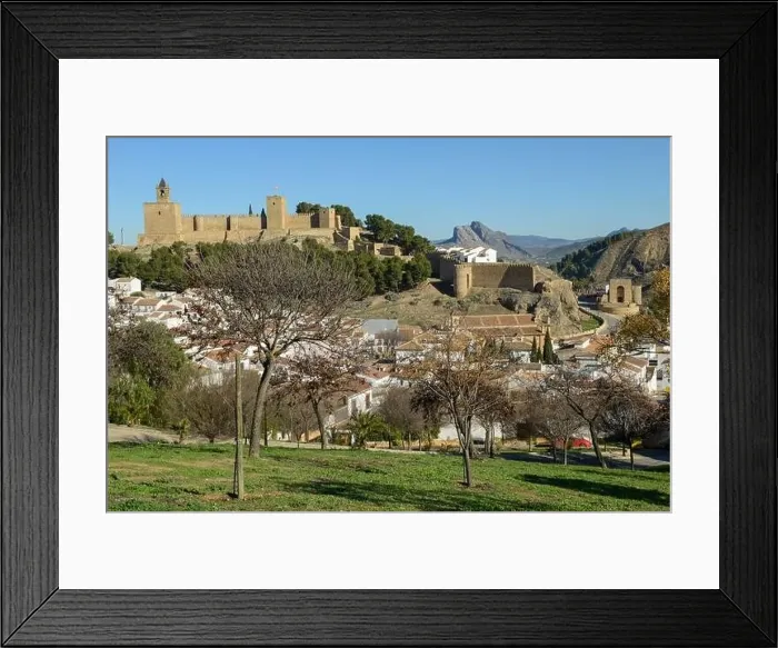 Framed Print : View at the fort of Antequera on Andalusia in Spain Framed Print : View at the fort of Antequera on Andalusia in Spain