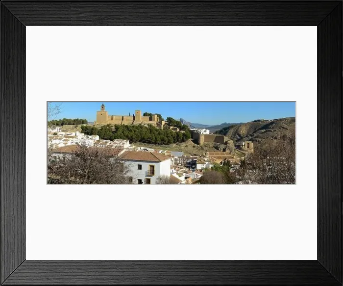 Framed Print : View at the fort of Antequera on Andalusia in Spain Framed Print : View at the fort of Antequera on Andalusia in Spain