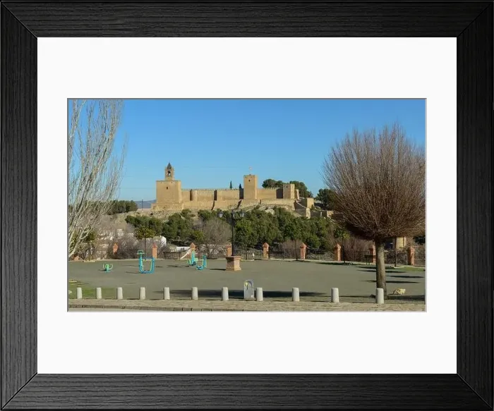 Framed Print : View at the fort of Antequera on Andalusia in Spain Framed Print : View at the fort of Antequera on Andalusia in Spain