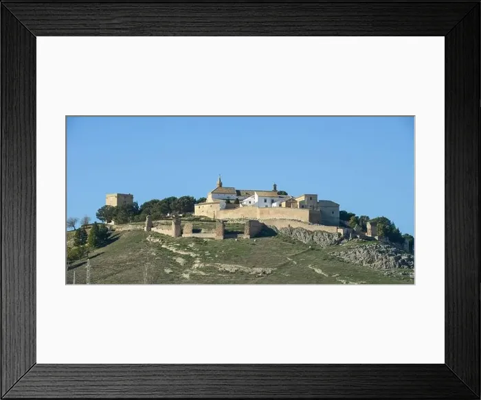 Framed Print : View at the town of Estepa on Andalusia in Spain Framed Print : View at the town of Estepa on Andalusia in Spain