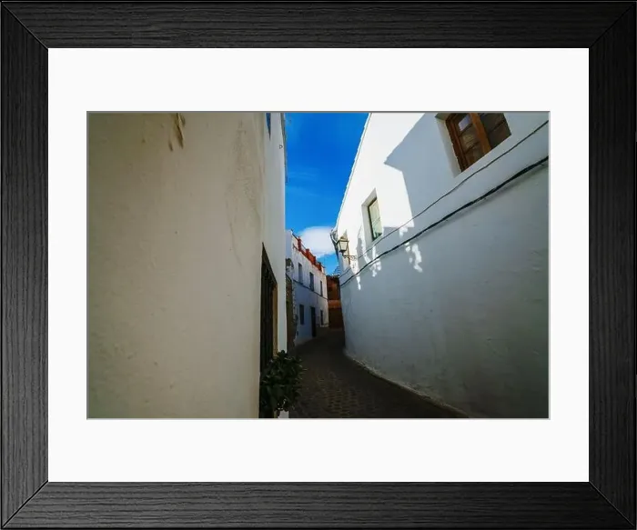 Framed Print : View on the castle Sagunto during sunny day and cloudy sunset Framed Print : View on the castle Sagunto during sunny day and cloudy sunset