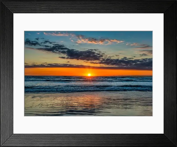 Framed Print : Sunrise on the Gulf of Mexico near Corpus Christi, Texas Framed Print : Sunrise on the Gulf of Mexico near Corpus Christi, Texas