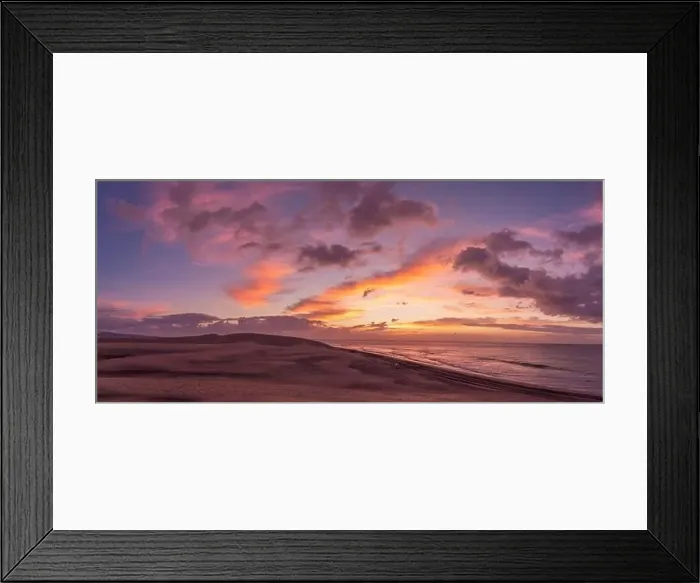 Framed Print : Landscape with Maspalomas sand dunes at sunrise, Gran Canaria, Canary Islands, Spain Framed Print : Landscape with Maspalomas sand dunes at sunrise, Gran Canaria, Canary Islands, Spain