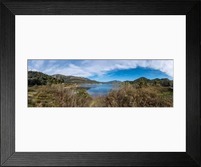 Framed Print : Landscape in Lefkada, Greece Framed Print : Landscape in Lefkada, Greece
