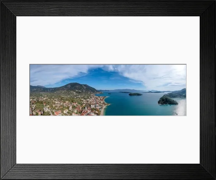 Framed Print : Nydri a small town in Lefkada, Greece Framed Print : Nydri a small town in Lefkada, Greece