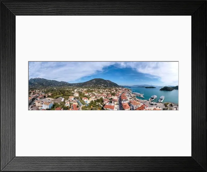 Framed Print : Nydri a small town in Lefkada, Greece Framed Print : Nydri a small town in Lefkada, Greece