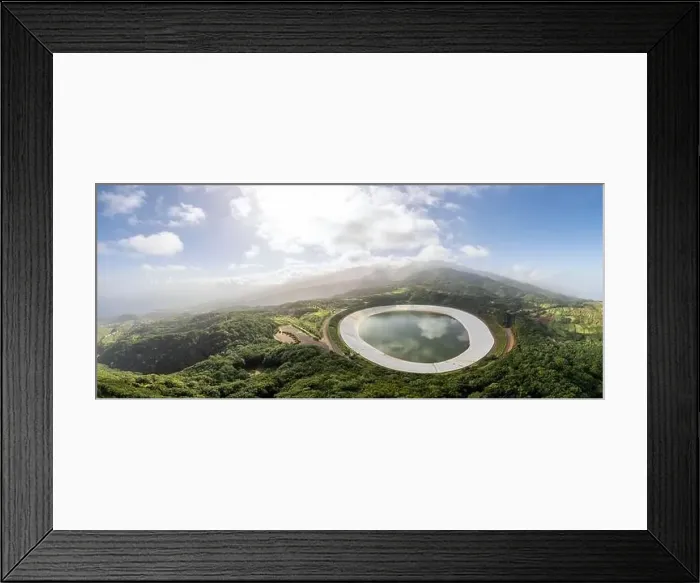 Framed Print : Landscape with Barlovento lagoon on the island of La Palma, Canary Islands, Spain Framed Print : Landscape with Barlovento lagoon on the island of La Palma, Canary Islands, Spain
