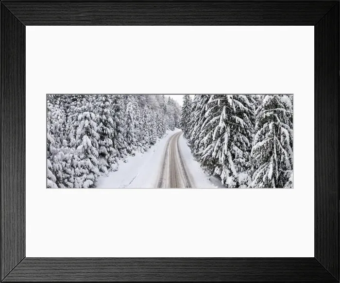 Framed Print : Aerial view of a curved mountain road Aerial view of a curved mountain road in Europe Framed Print : Aerial view of a curved mountain road Aerial view of a curved mountain road in Europe
