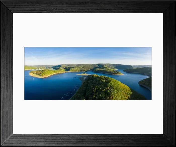 Framed Print : Lake Rursee, Eifel Germany Framed Print : Lake Rursee, Eifel Germany
