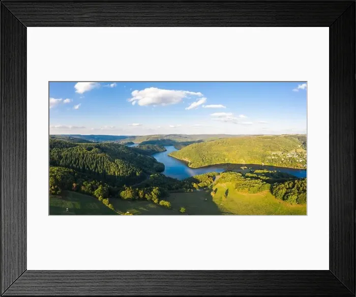 Framed Print : Lake Rursee, Eifel Germany Framed Print : Lake Rursee, Eifel Germany