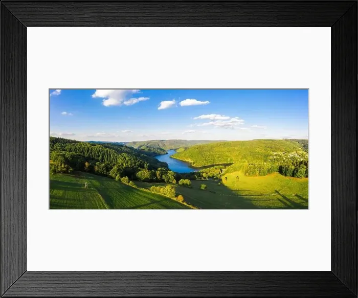 Framed Print : Lake Rursee, Eifel Germany Framed Print : Lake Rursee, Eifel Germany