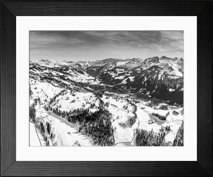 Framed Print : Alps in Switzerland. Winter skiing region. Graphics mountains. Retro style Framed Print : Alps in Switzerland. Winter skiing region. Graphics mountains. Retro style