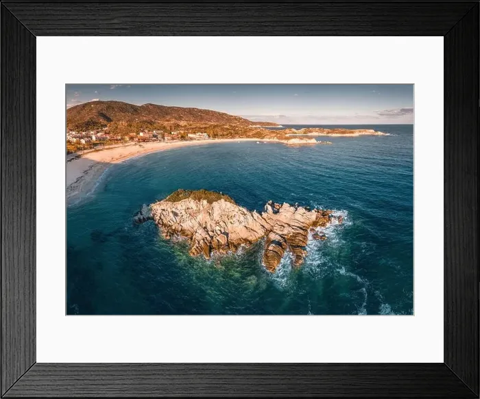 Framed Print : Panoramic aerial view of one of the most iconic Framed Print : Panoramic aerial view of one of the most iconic