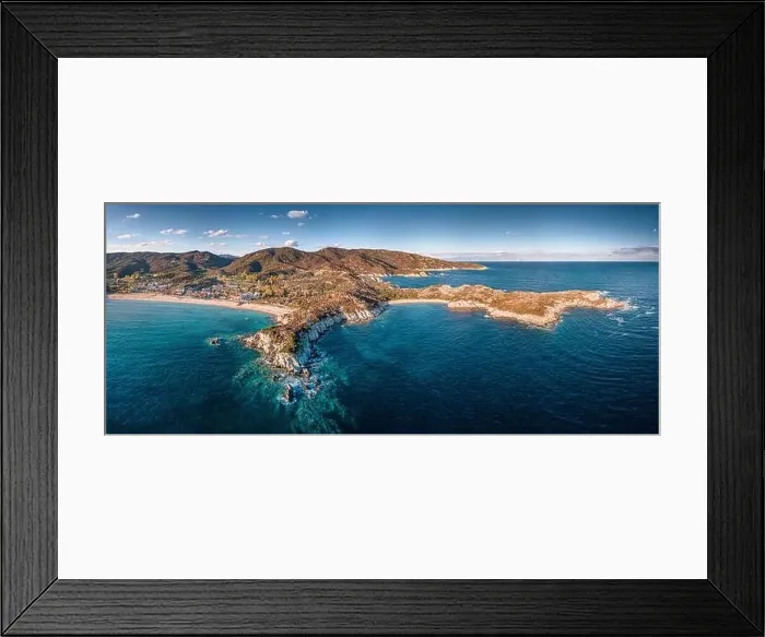 Framed Print : Panoramic aerial view of one of the most iconic Framed Print : Panoramic aerial view of one of the most iconic