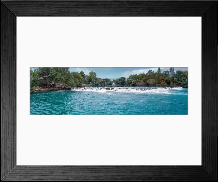 Framed Print : aerial panoramic view of the waterfall of Manavgat from Drone, Antalya, Turkey Framed Print : aerial panoramic view of the waterfall of Manavgat from Drone, Antalya, Turkey
