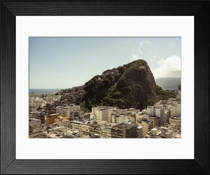 Framed Print : Favelas of Rio de Janeiro Framed Print : Favelas of Rio de Janeiro