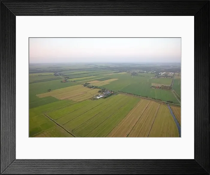 Framed Print : Agricultural landscape of Friesland Framed Print : Agricultural landscape of Friesland