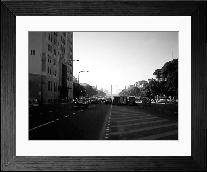 Framed Print : ARG 264A Buenos Aires Argentina 1973 9th July Avenue and the Obelisk city centre traffic scene Framed Print : ARG 264A Buenos Aires Argentina 1973 9th July Avenue and the Obelisk city centre traffic scene