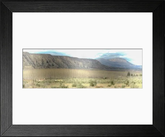 Framed Print : View at woods and hills near Guadix in Spain Framed Print : View at woods and hills near Guadix in Spain