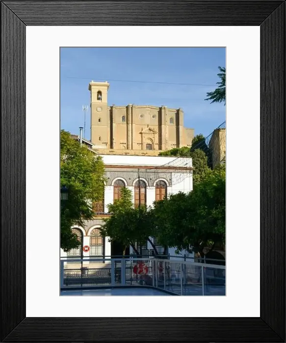 Framed Print : View at the town of Osuna on Andalusia in Spain Framed Print : View at the town of Osuna on Andalusia in Spain