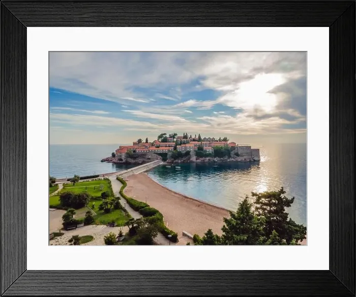 Framed Print : Aerophotography. View from flying drone Framed Print : Aerophotography. View from flying drone