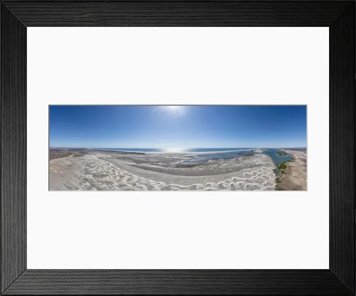 Framed Print : and dunes aerial pacific ocean beach mexico baja california sur aerial landscape panorama Framed Print : and dunes aerial pacific ocean beach mexico baja california sur aerial landscape panorama