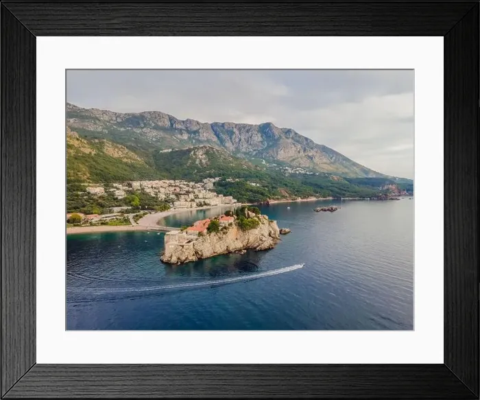 Framed Print : Aerophotography. View from flying drone Framed Print : Aerophotography. View from flying drone