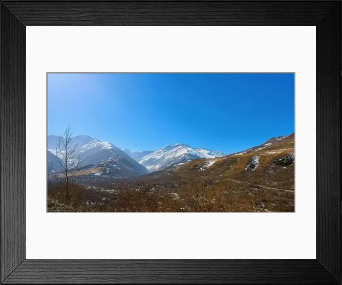 Framed Print : cars drive on mountain roads Framed Print : cars drive on mountain roads