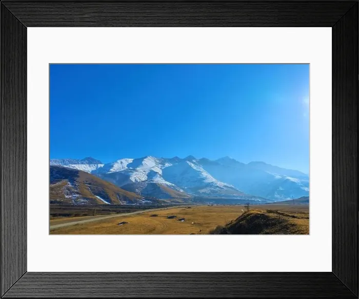 Framed Print : cars drive on mountain roads Framed Print : cars drive on mountain roads