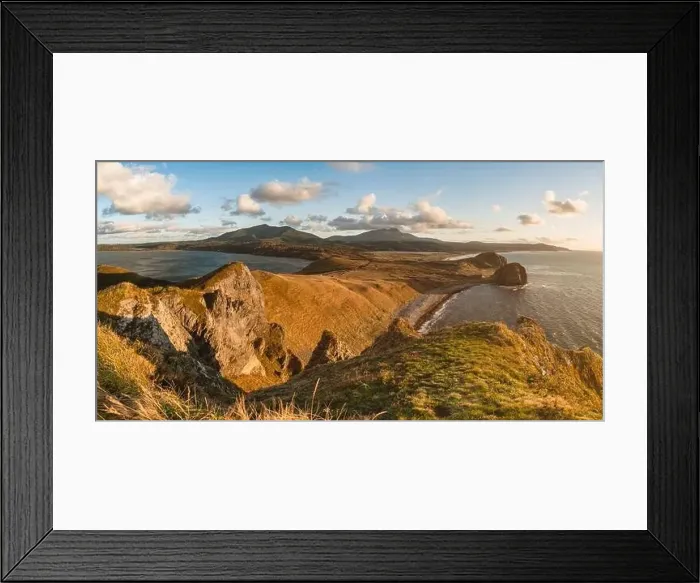 Framed Print : Panoramic aerial view the Kunashir Island, Kurils, Russia Framed Print : Panoramic aerial view the Kunashir Island, Kurils, Russia