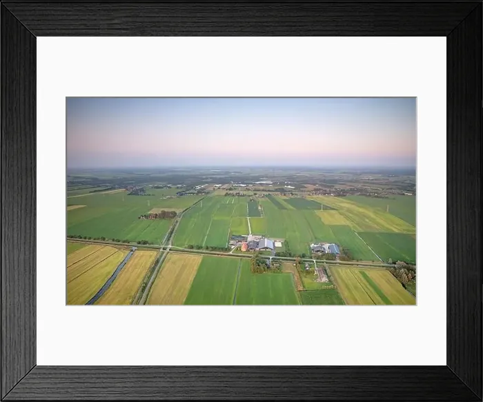 Framed Print : Agricultural landscape of Friesland Framed Print : Agricultural landscape of Friesland