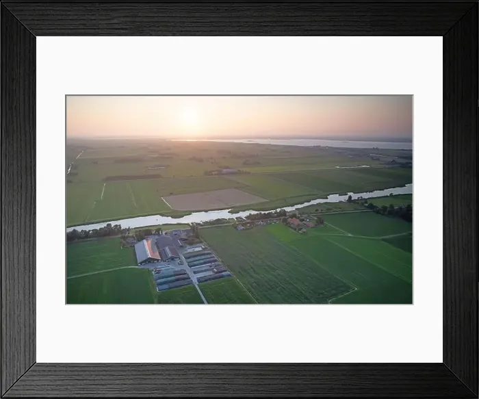 Framed Print : Agricultural landscape of Friesland Framed Print : Agricultural landscape of Friesland