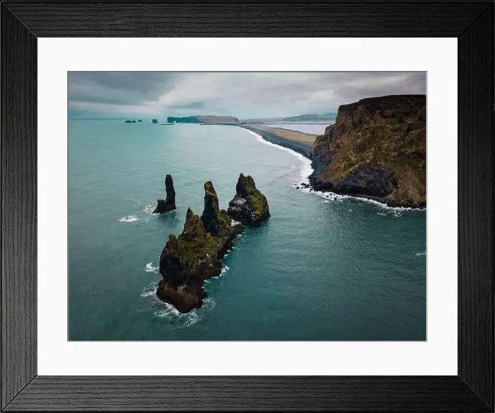 Framed Print : Reynisfjara Black Sand Beach Framed Print : Reynisfjara Black Sand Beach