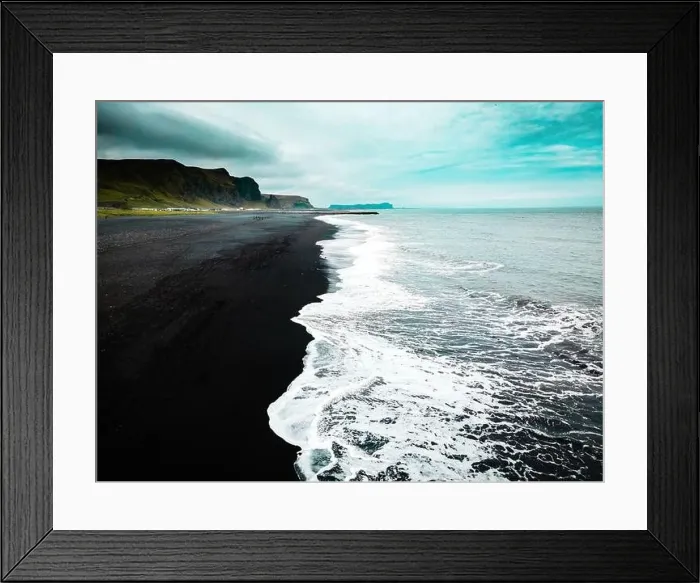 Framed Print : Reynisfjara Black Sand Beach Framed Print : Reynisfjara Black Sand Beach