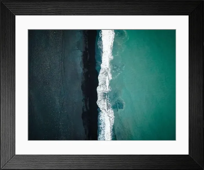 Framed Print : Reynisfjara Black Sand Beach Framed Print : Reynisfjara Black Sand Beach