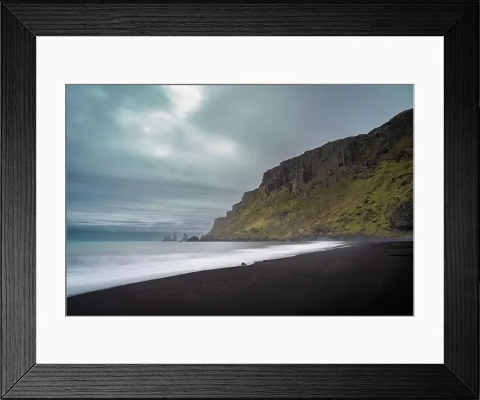 Framed Print : Reynisfjara Black Sand Beach Framed Print : Reynisfjara Black Sand Beach