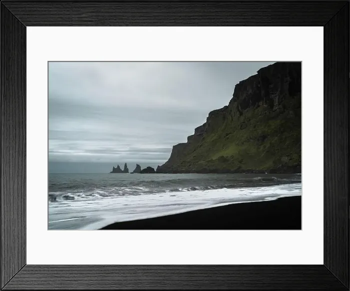 Framed Print : Reynisfjara Black Sand Beach Framed Print : Reynisfjara Black Sand Beach