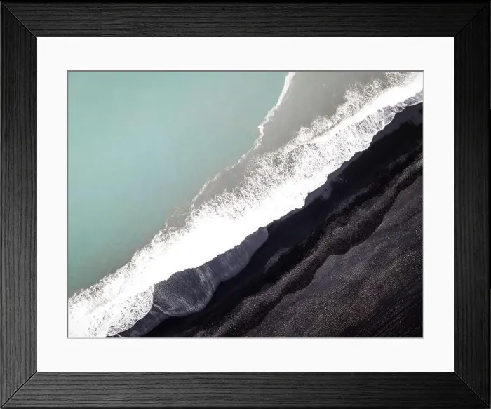 Framed Print : Reynisfjara Black Sand Beach Framed Print : Reynisfjara Black Sand Beach
