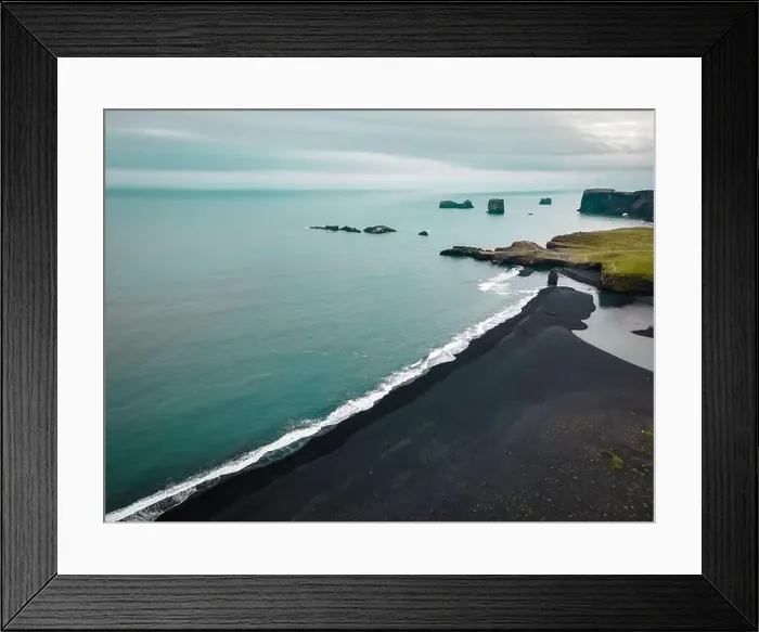 Framed Print : Reynisfjara Black Sand Beach Framed Print : Reynisfjara Black Sand Beach